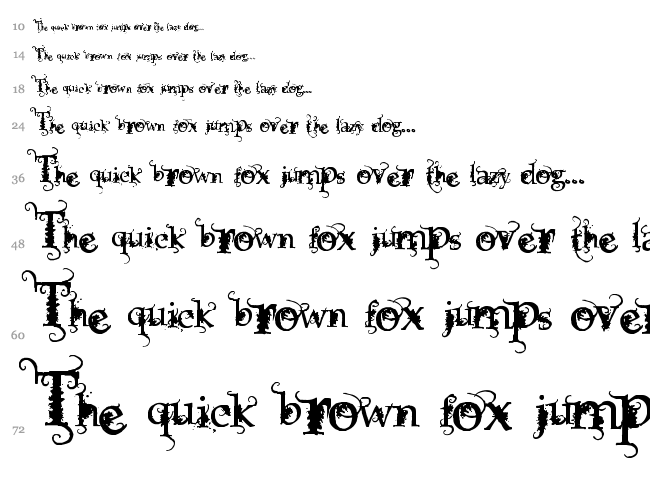 Vtks Focus font waterfall